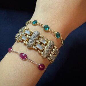 ✨Unique Vintage Damascene Chain Bracelet